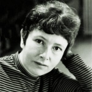 Headshot of Denise Levertov, author of "Talking to Grief"