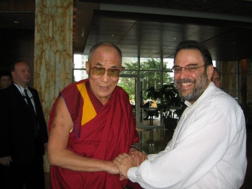 William Spear with His Holiness The Dalai Lama