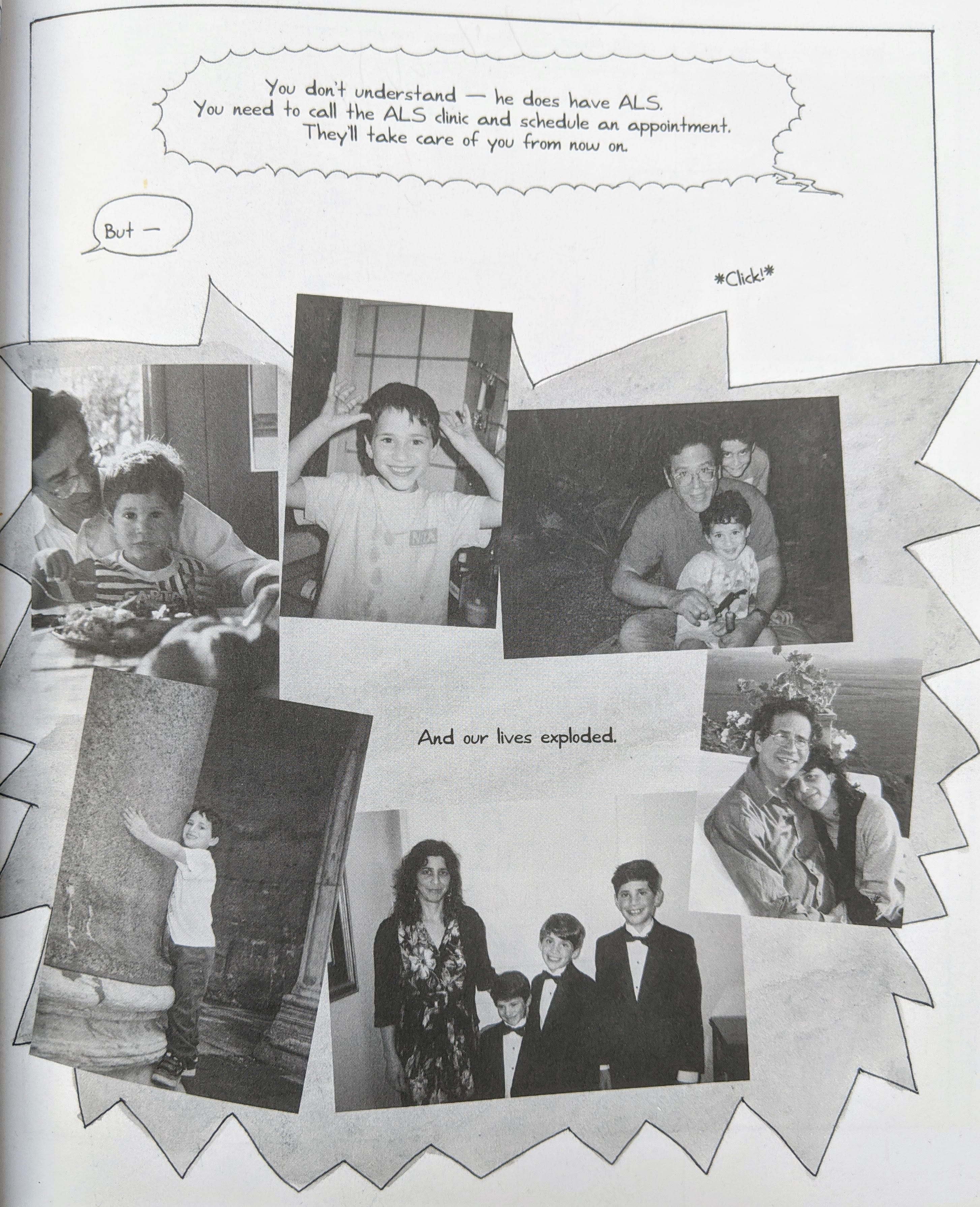 Excerpt from Last Things a graphic novel about ALS