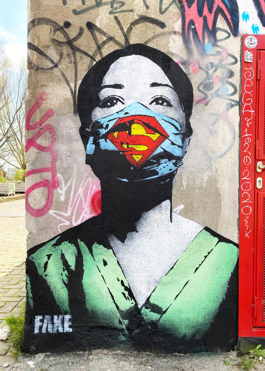 Street art by FAKE
