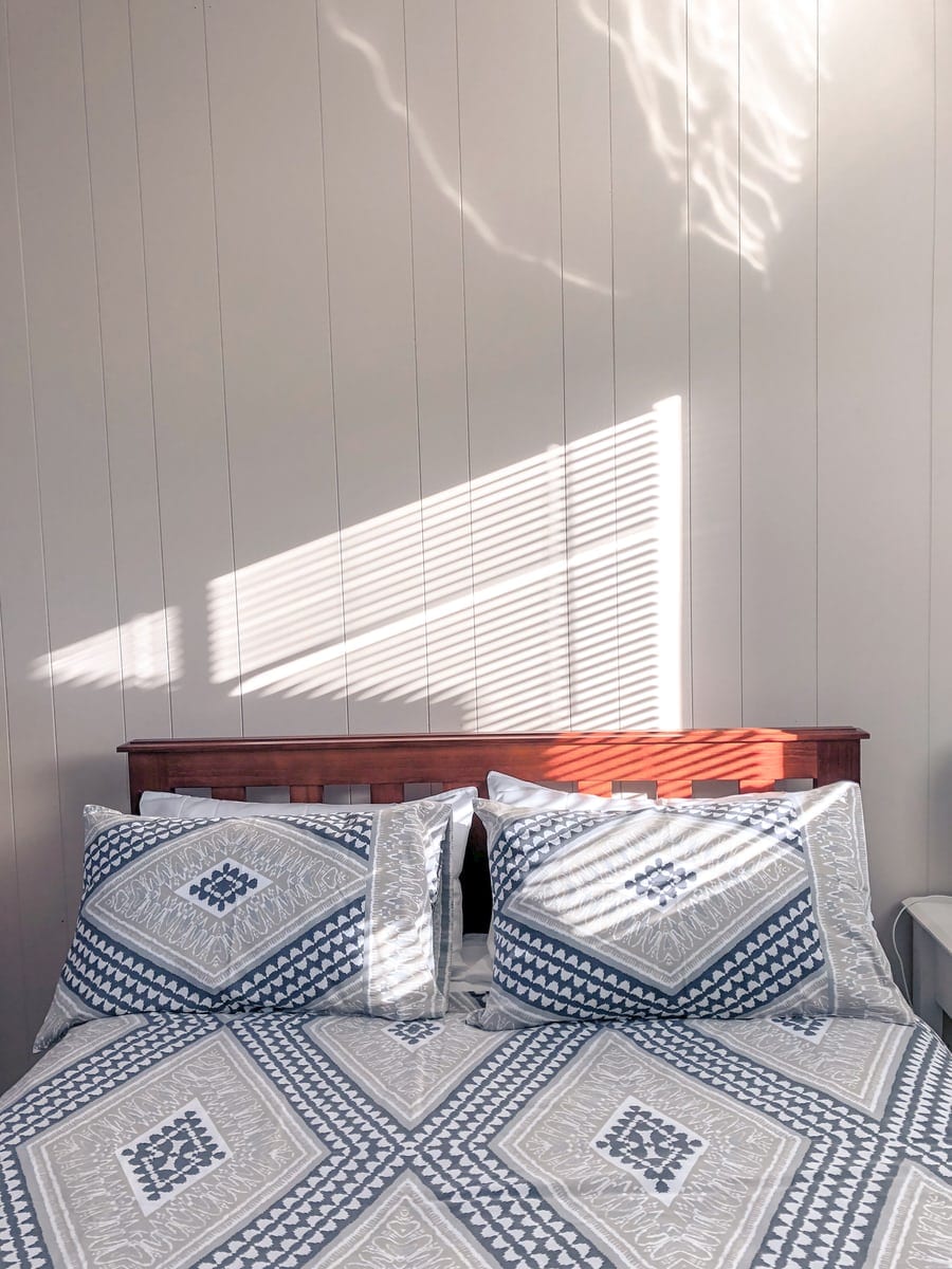 Sunlight on the walls or bedspread that could resemble spiders to someone with dementia.