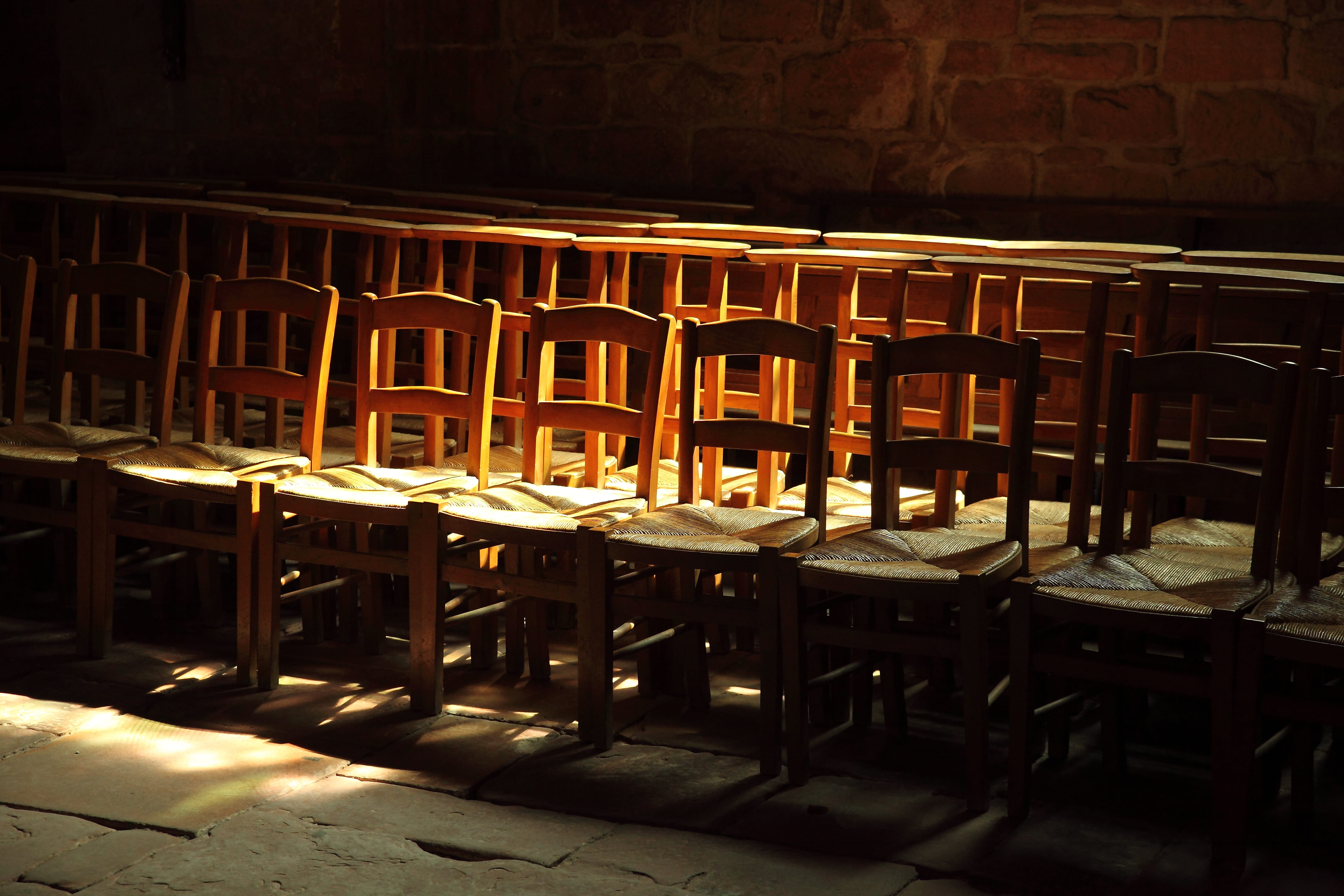 empty chairs of murder-suicide victims