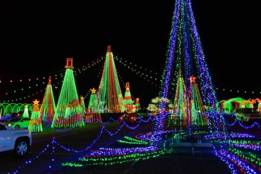 A Christmas Lights display in Georgia.