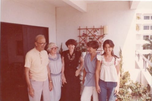 Susanna and her family before Mother died