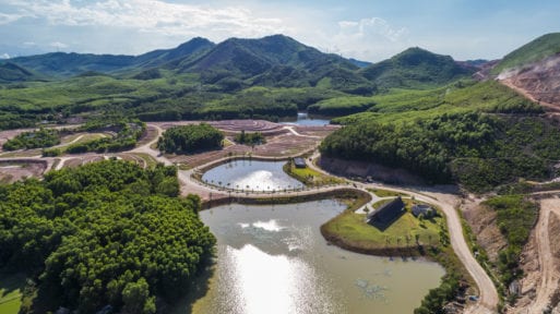 The view of Huong An Vien from above.