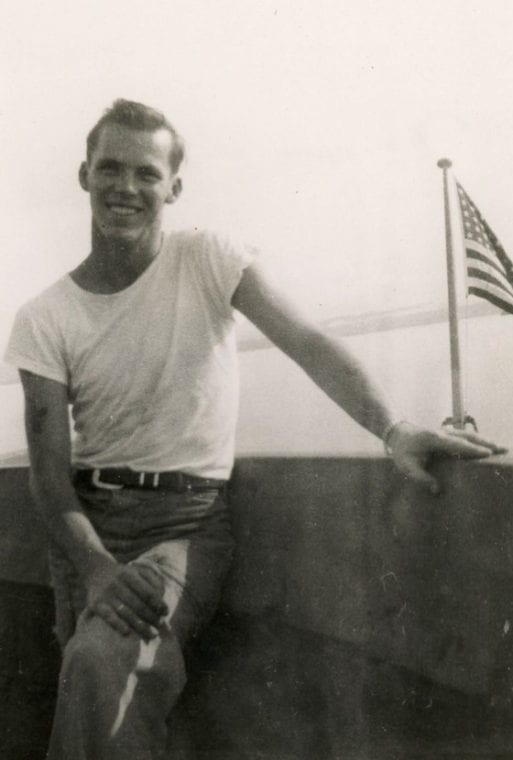Dad was handsome and charming as a sailor before alcoholism ruined his life