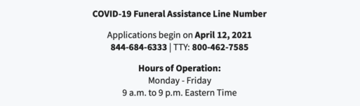 FEMA Funeral Assistance Phone Number