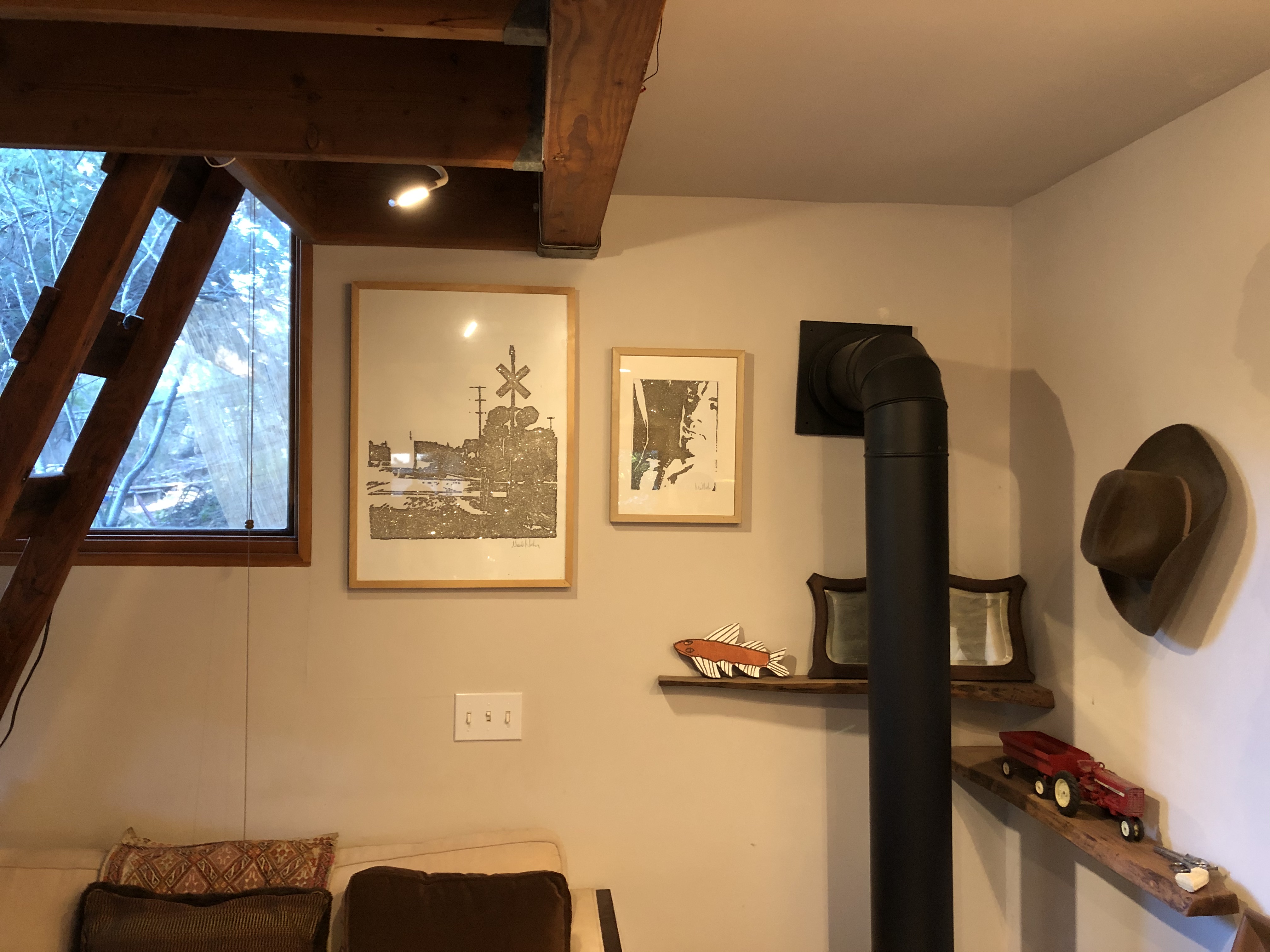 Inside of the home of someone who has talked about rational suicide with family friends