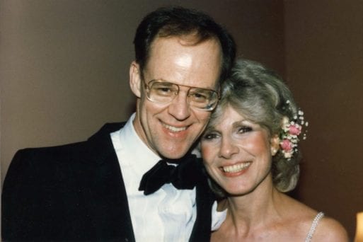 Diane Rehm with here husband late husband John who chose a form of rational suicide to die.