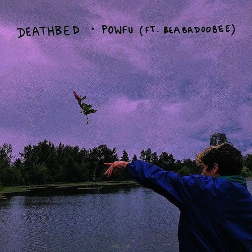 Cover art from the single "Death Bed" by Powfu, featuring beats by Beabadoobee