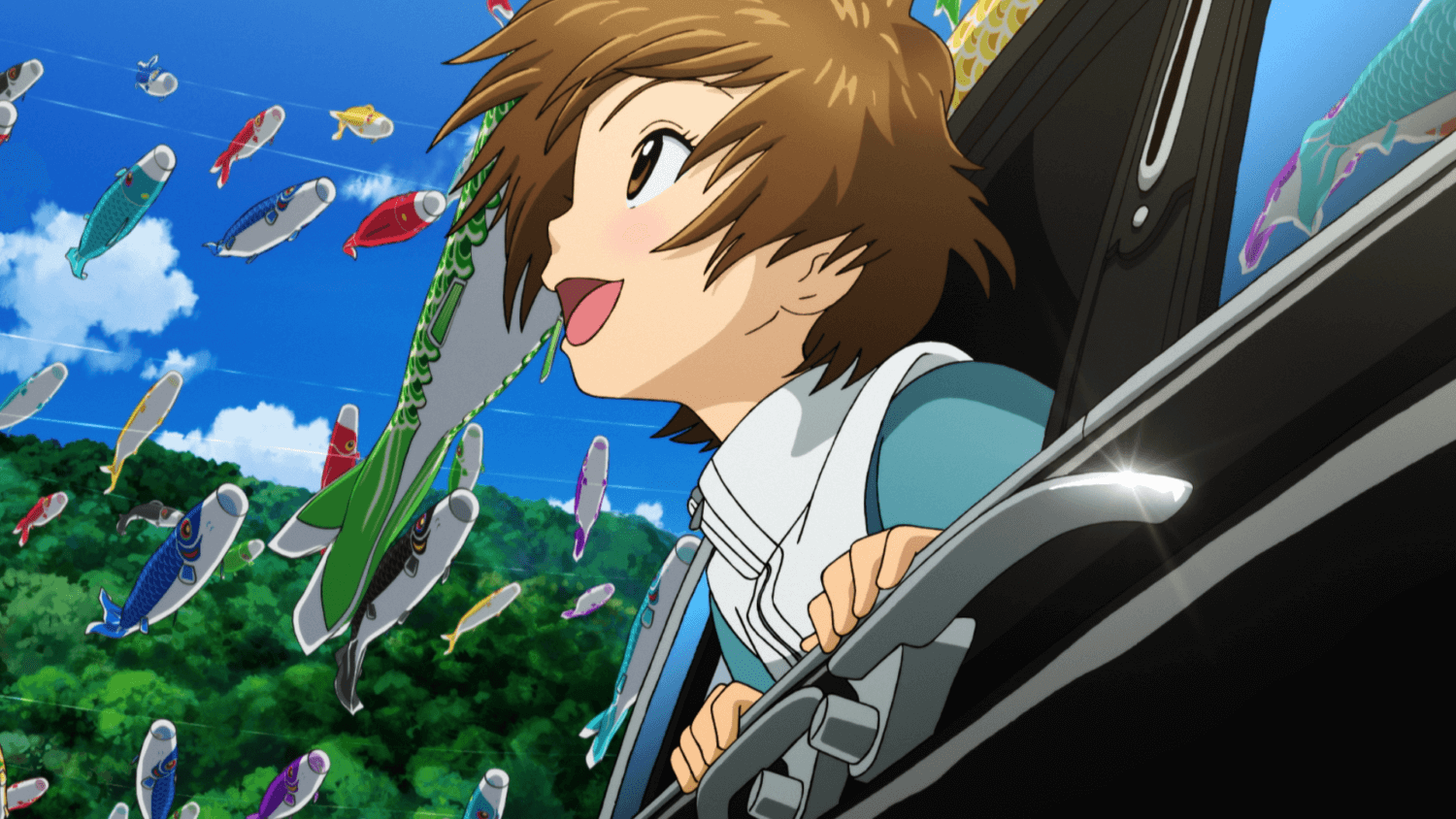 Scene from Okko's Inn in which she relives the trauma of her parents death