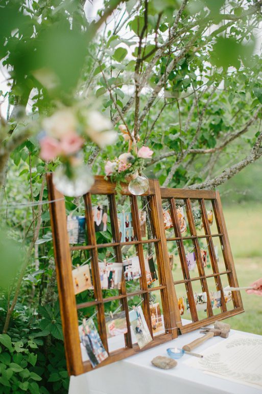 Memorial service photo frame