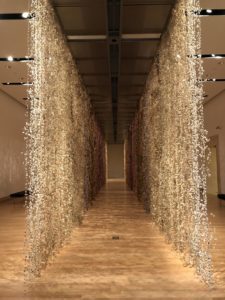 A tunnel of flowers in Rebecca Louise Law's "The Journey."