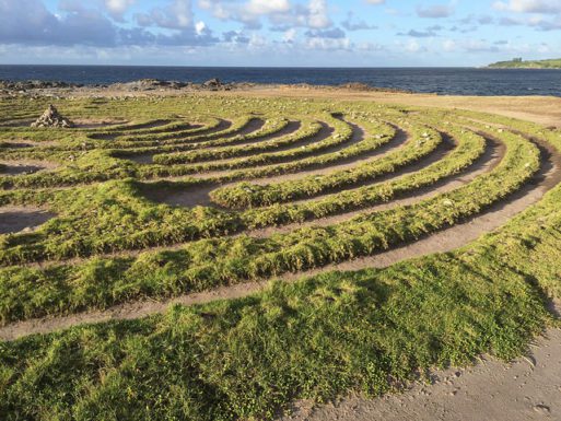 Dragon's Teeth Labyrinth for healing grief
