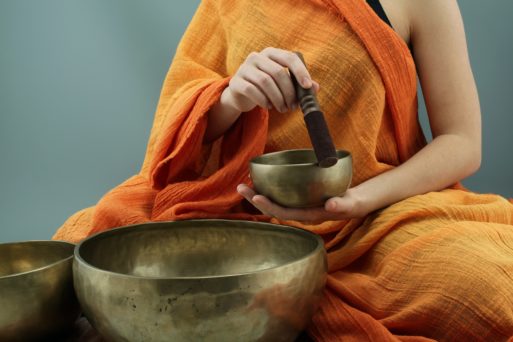 Sound Healer with Singing Bowl