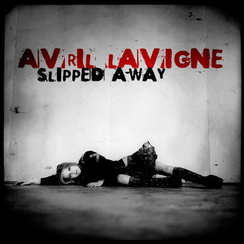 slipped away single cover Avril Lavigne 