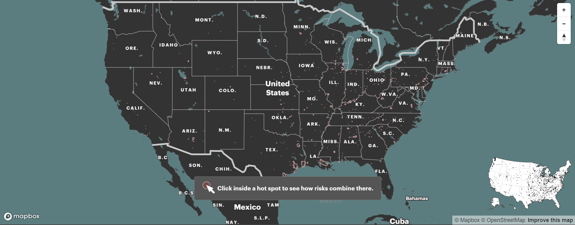 Cancer Risk Map