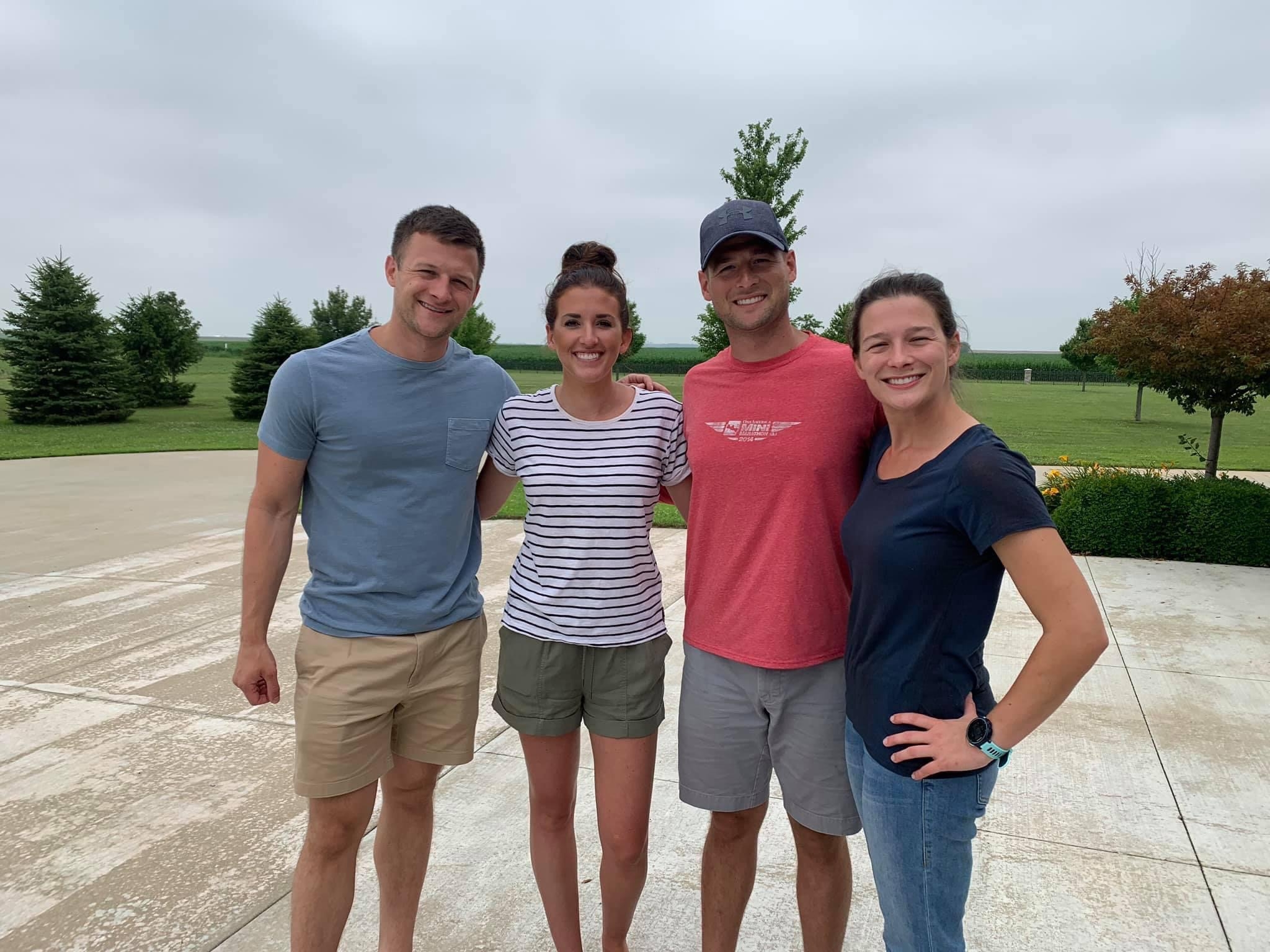 picture of the narrator's adult children