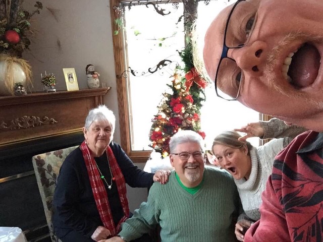 Vitale celebrates the holidays with family