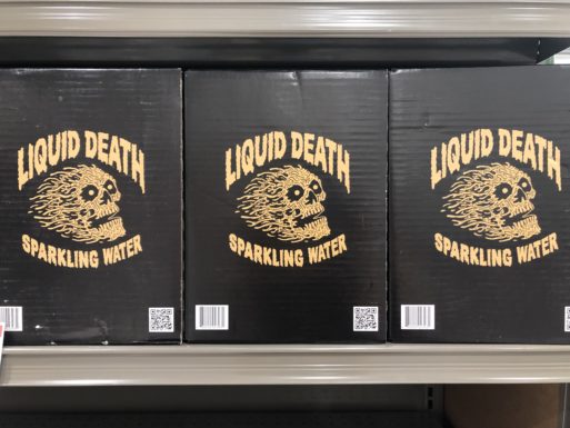 image of liquid death brand an example of Death Goes Modern