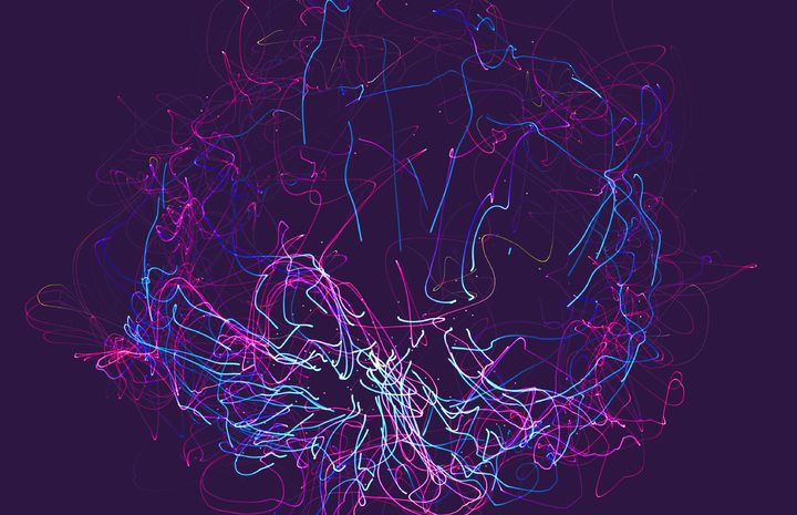 abstract image of brain on psychedelic drugs