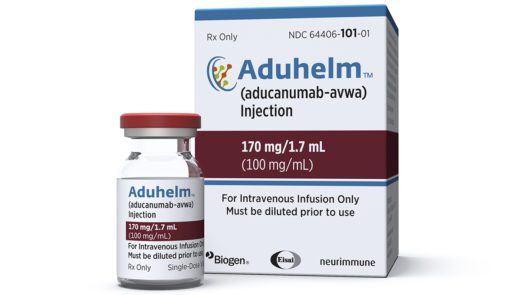 Vial of Aduhelm which drove Medicare rate hike