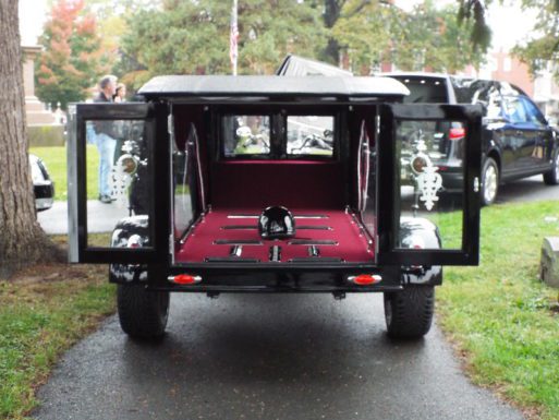 motorcycle hearse for biker funeral