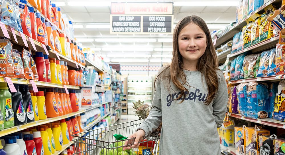 ruby chitsey shops for gifts for seniors in Three Wishes program