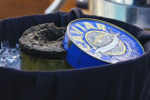 caviar on ice served in palliative care