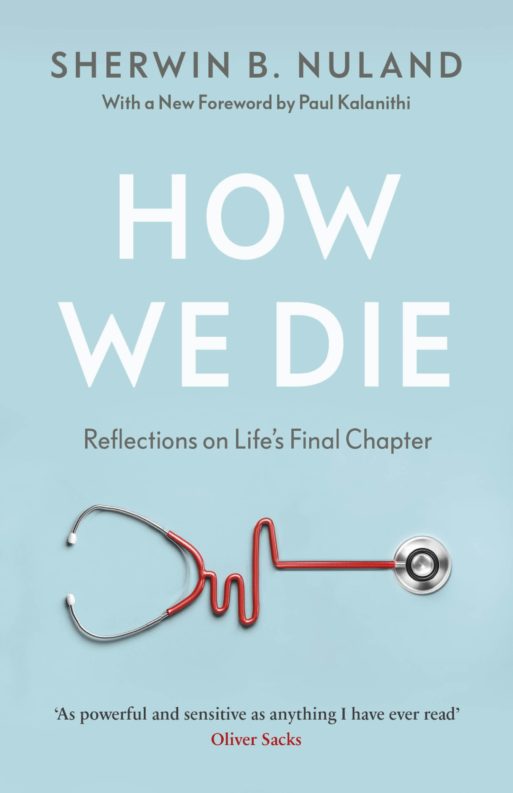 blue book cover for how we die sherwin nuland