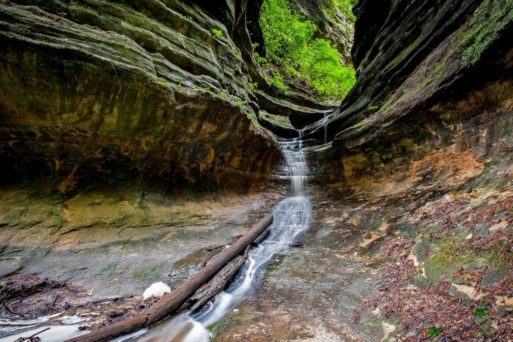 Stream in Starved Rock State Park perfect to scatter ashes