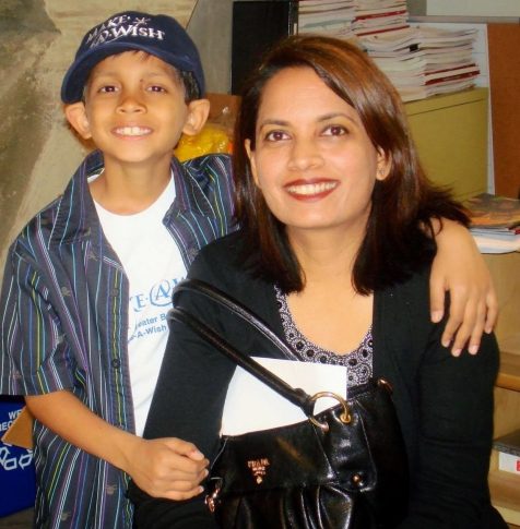Omar Hassan and his mom, who worked with experts in pediatric end of life care