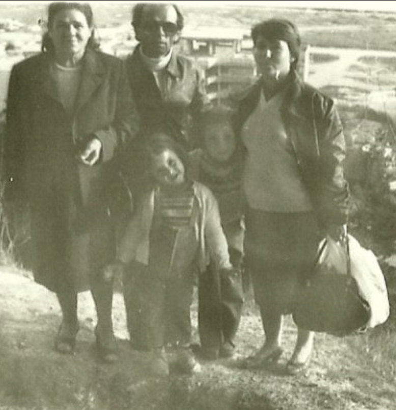 My extended family, with my grandmother at the helm