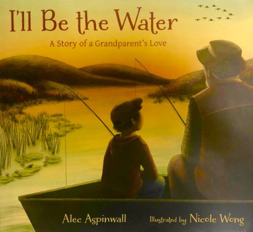 The book cover for "I'll Be the Water," by Alec Aspinwall.
