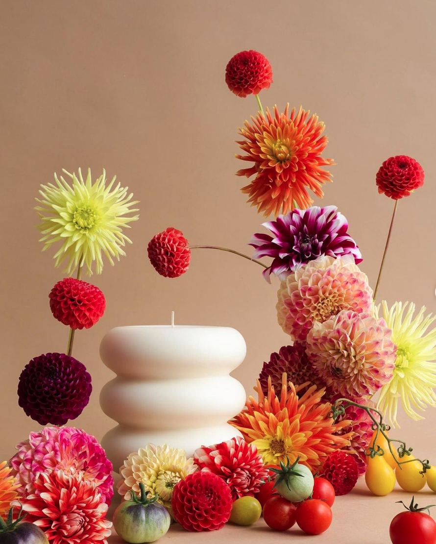 colorful memorial flowers for an infants celebration of life