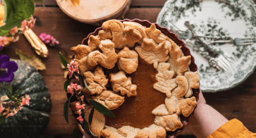 Thanksgiving pie to celebrate with family after a loss