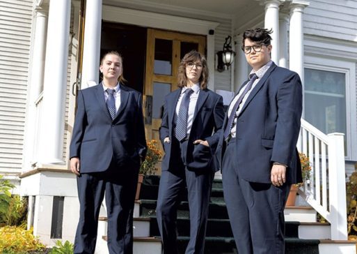 three young funeral directors 