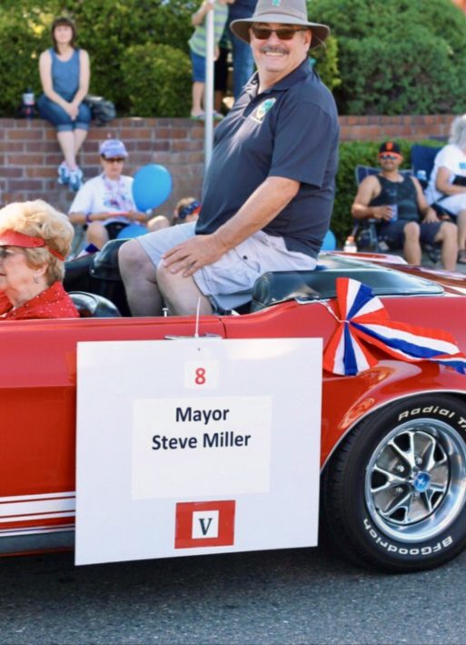Mayor Steve at 4th of July parade