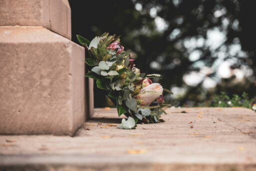 A gravestone at a burial site that could be found by AI.