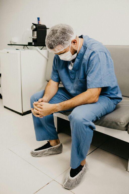 A doctor pauses to honor the death of a patient