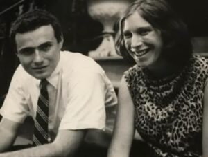 Jane Seskin and her late husband in 1966.