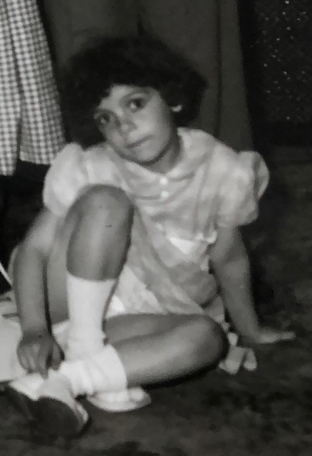 My sister as a young girl b
