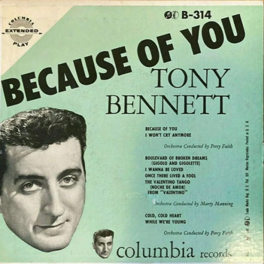 Bennett Because of you album cover