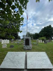 Uncle Sam's grave at Oakwood Cemetery in Troy, NJ